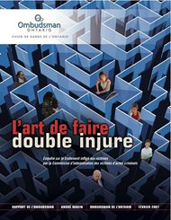 Couverture du rapport L'art de faire double injure