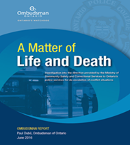 'A Matter of Life and Death' investigation Cover