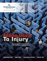 Cover of report, Adding Insult to Injury