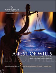 Cover of report, A Test of Wills