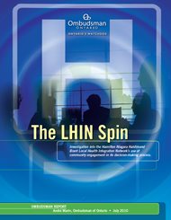 Cover of report, The LHIN Spin