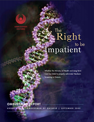 Cover of report, The Right to be Impatient