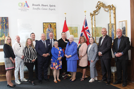 Les membres du CCOP de partout au Canada rencontrent l'honorable Elizabeth Dowdeswell, lieutenante-gouverneure de l'Ontario, le 6 juin 2023