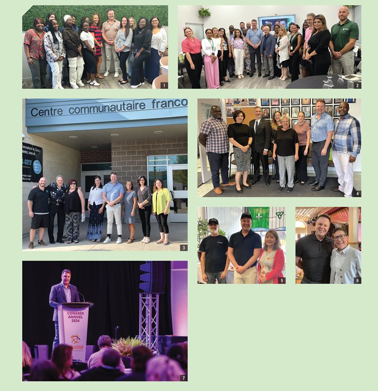 COLLAGE - MEETING WITH AND LISTENING TO THE FRANCO-ONTARIAN COMMUNITY