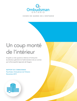 Couverture du rapport « Un coup monté de l'intérieur »