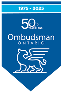 Ombudsman 50th anniversary logo, 2025