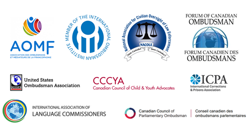 logos of national and international ombudsman organizations