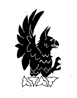 Original Ombudsman gryphon logo, 1975