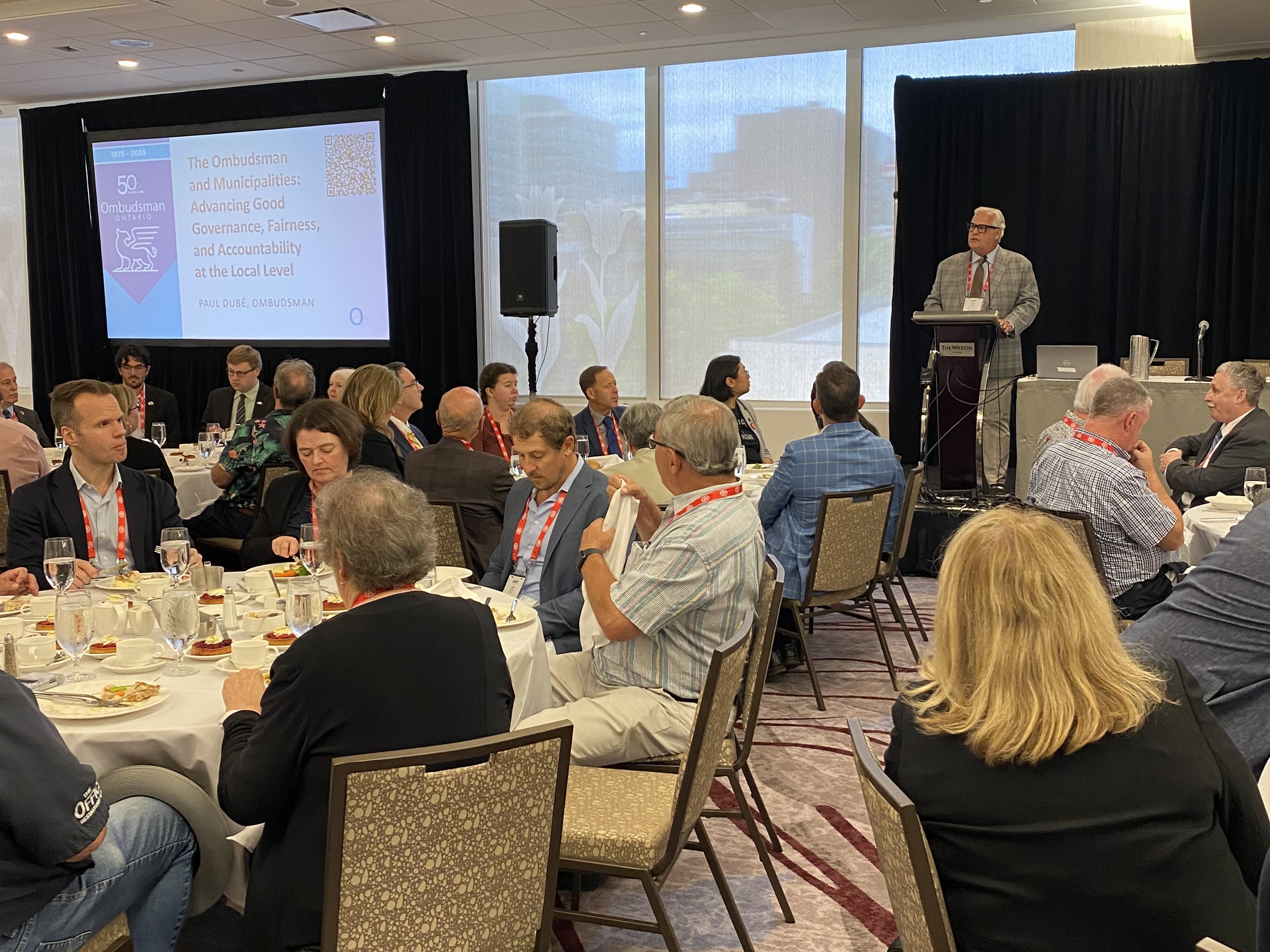 Ombudsman at the Assocation of Municipalities of Ontario conference