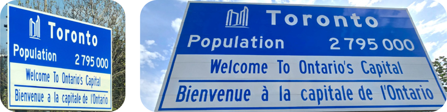 bienvenue à Toronto