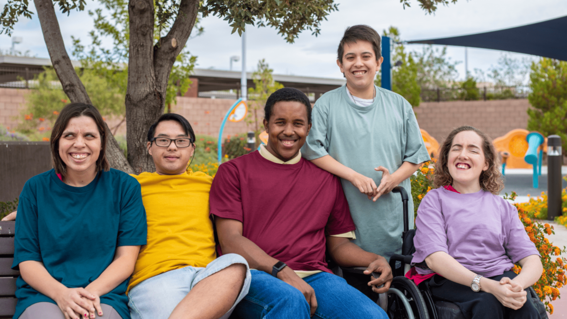 Group of people outside