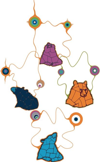 œuvre d’art Autochtone originale par Que Rock