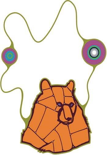 œuvre d’art Autochtone originale par Que Rock