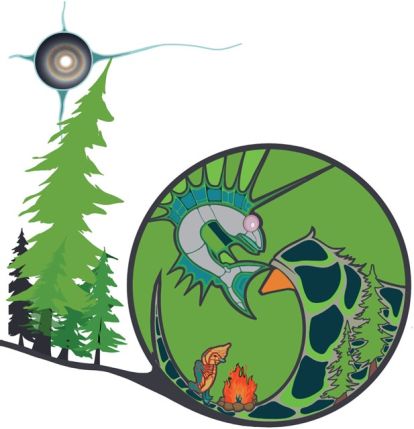 œuvre d’art Autochtone originale par Que Rock