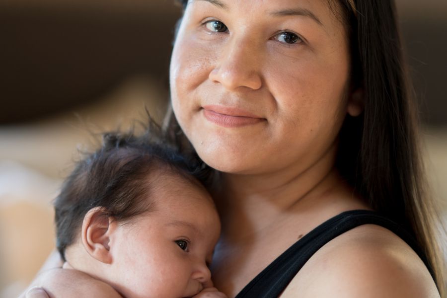 Mère et bébé autochtones Mère et bébé autochtones