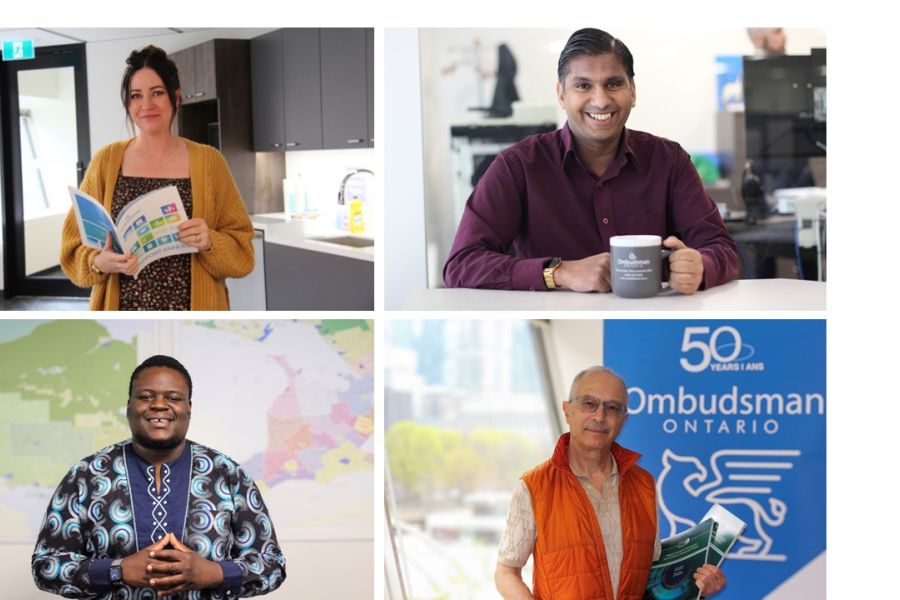 Collage of four Ombudsman staff
